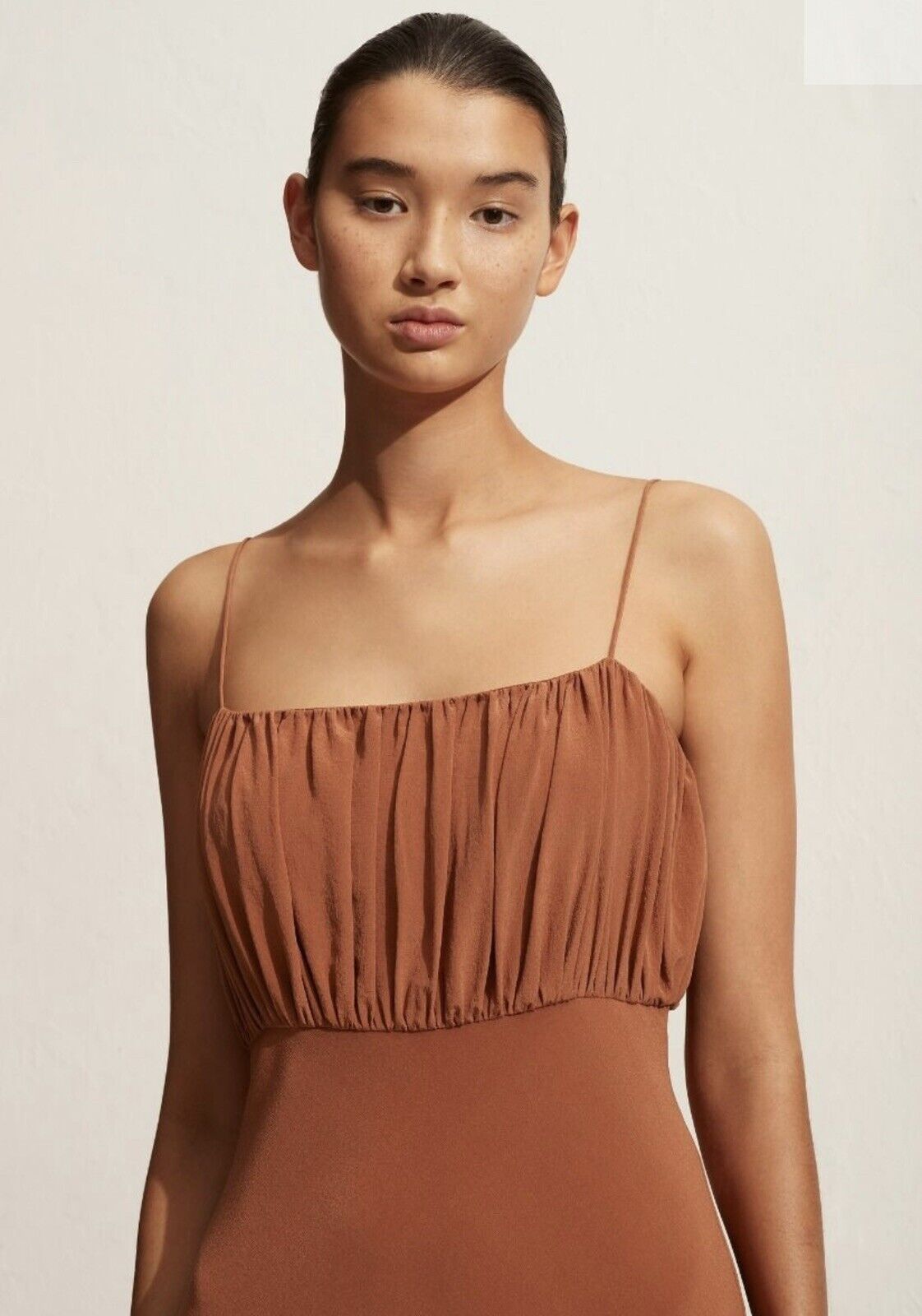 Matteau Ruched Slip Dress