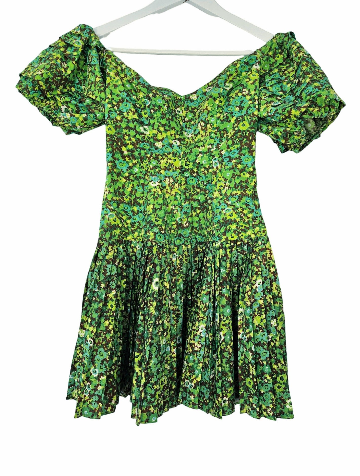 Alemais Phyllis Pleat Mini Dress