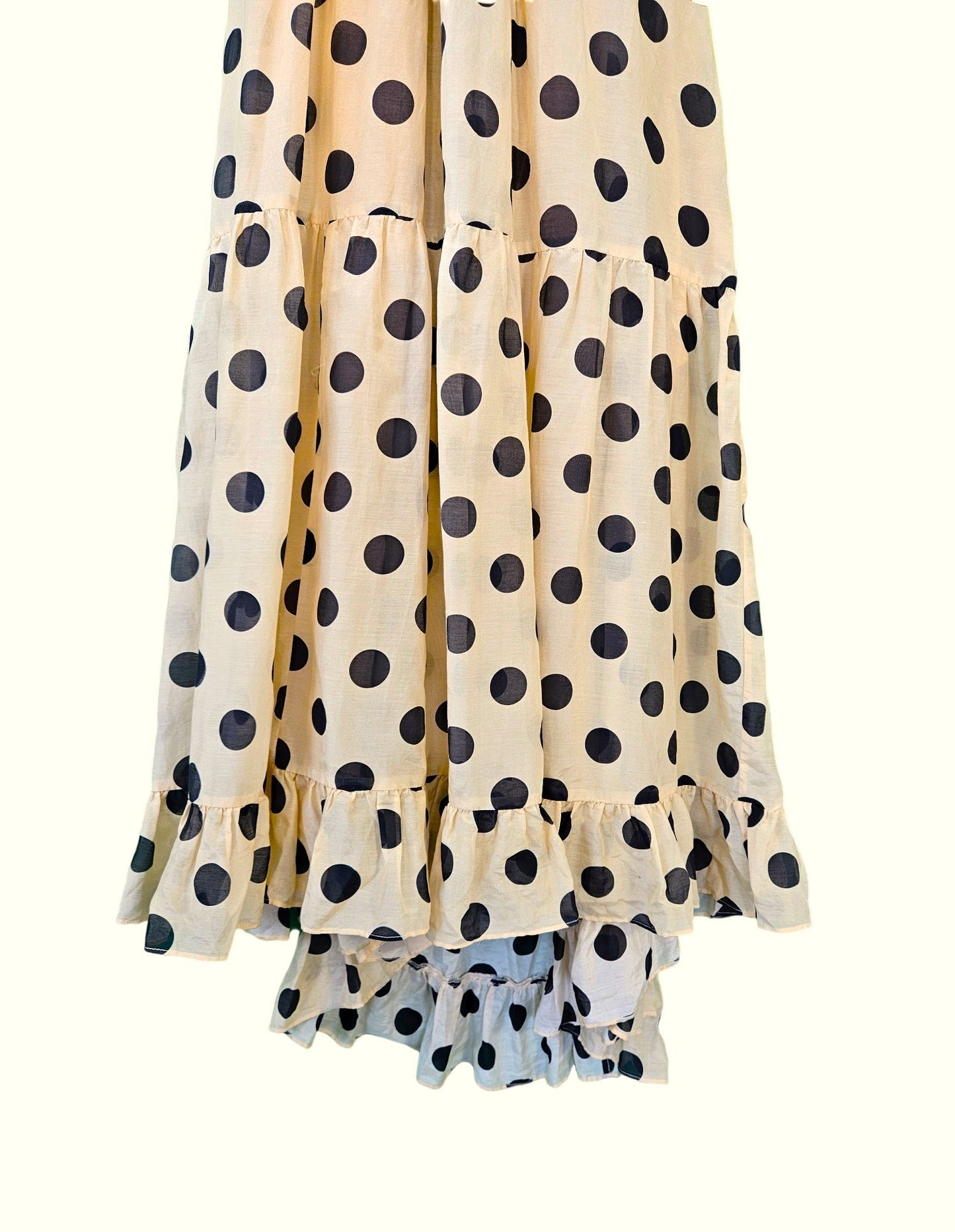 Lee Mathews Minnie Spot Halter Dress