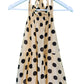 Lee Mathews Minnie Spot Halter Dress