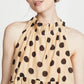 Lee Mathews Minnie Spot Halter Dress