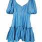 Leo Lin Electrica Silk Linen Mini Dress