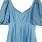 Leo Lin Electrica Silk Linen Mini Dress