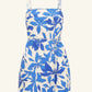 Shona Joy Bleue Open Back Strap Mini Dress