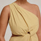 Second hand Venroy Twist Cotton Midi Dress available at Restitched