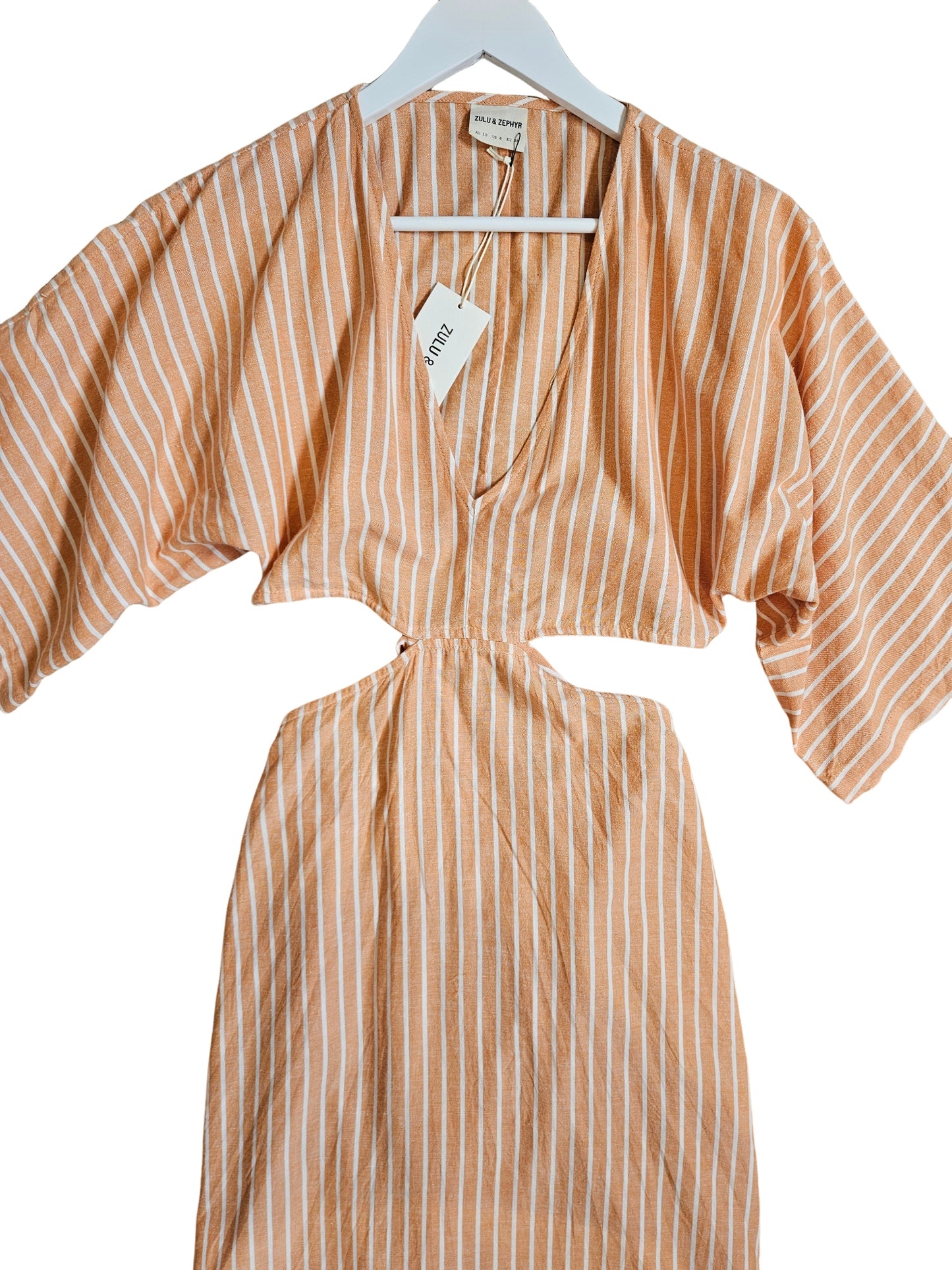 Zulu & Zephyr Tangerine Stripe Dress