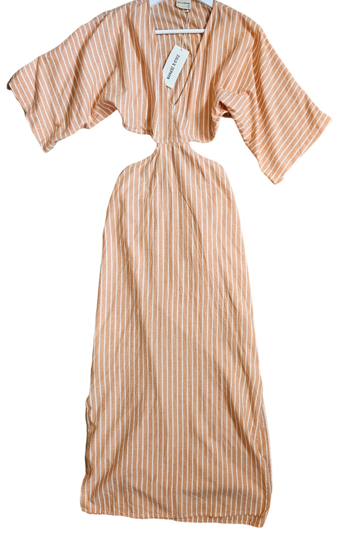 Zulu & Zephyr Tangerine Stripe Dress