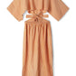 Zulu & Zephyr Tangerine Stripe Dress