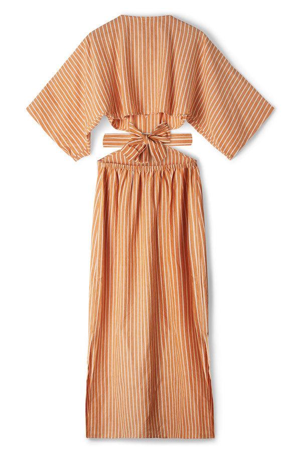 Zulu & Zephyr Tangerine Stripe Dress