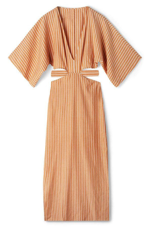 Zulu & Zephyr Tangerine Stripe Dress