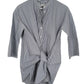 Second hand Scanlan Theodore Striped Wrap Shirt available at Restitched