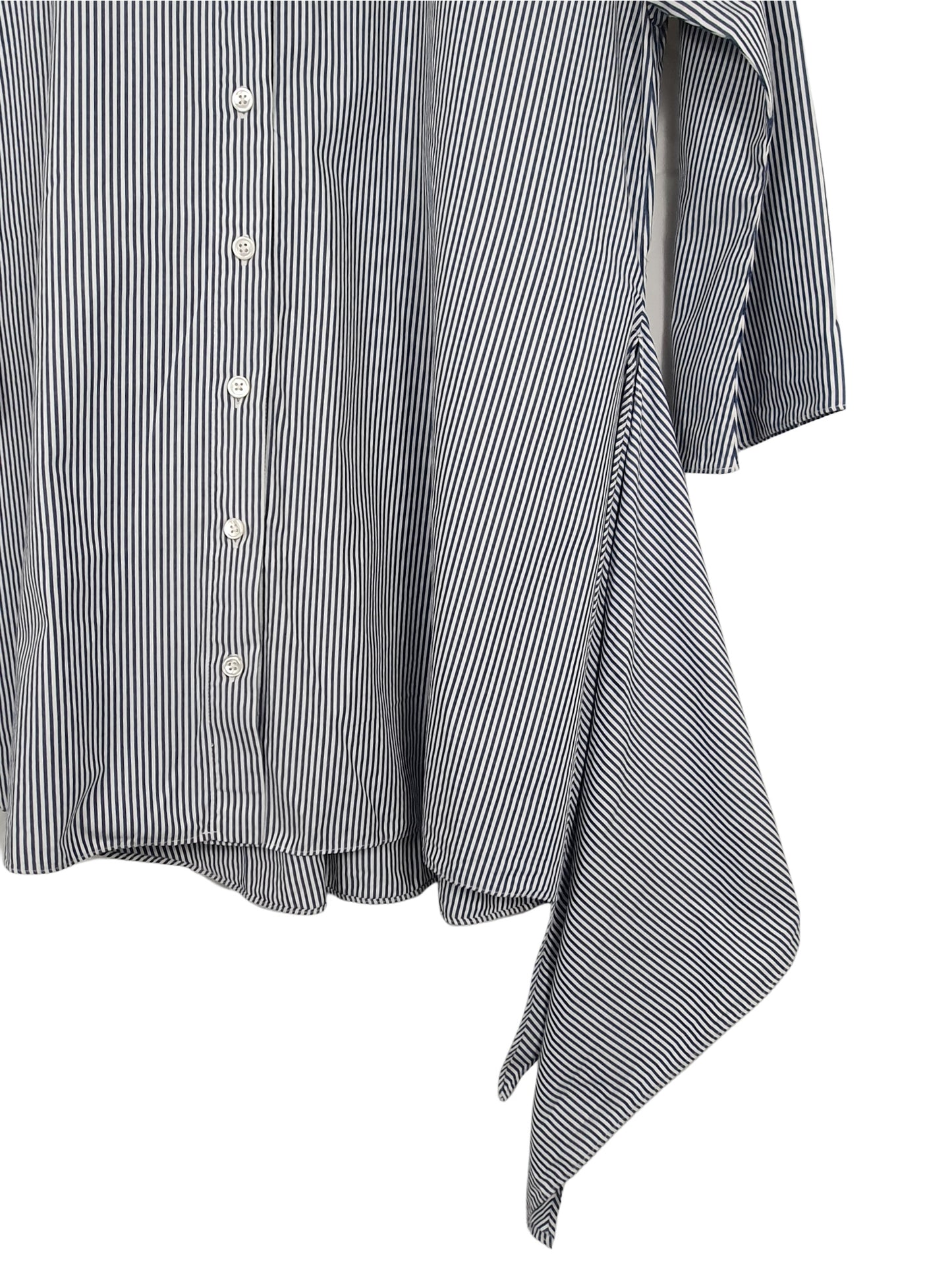 Second hand Scanlan Theodore Striped Wrap Shirt available at Restitched