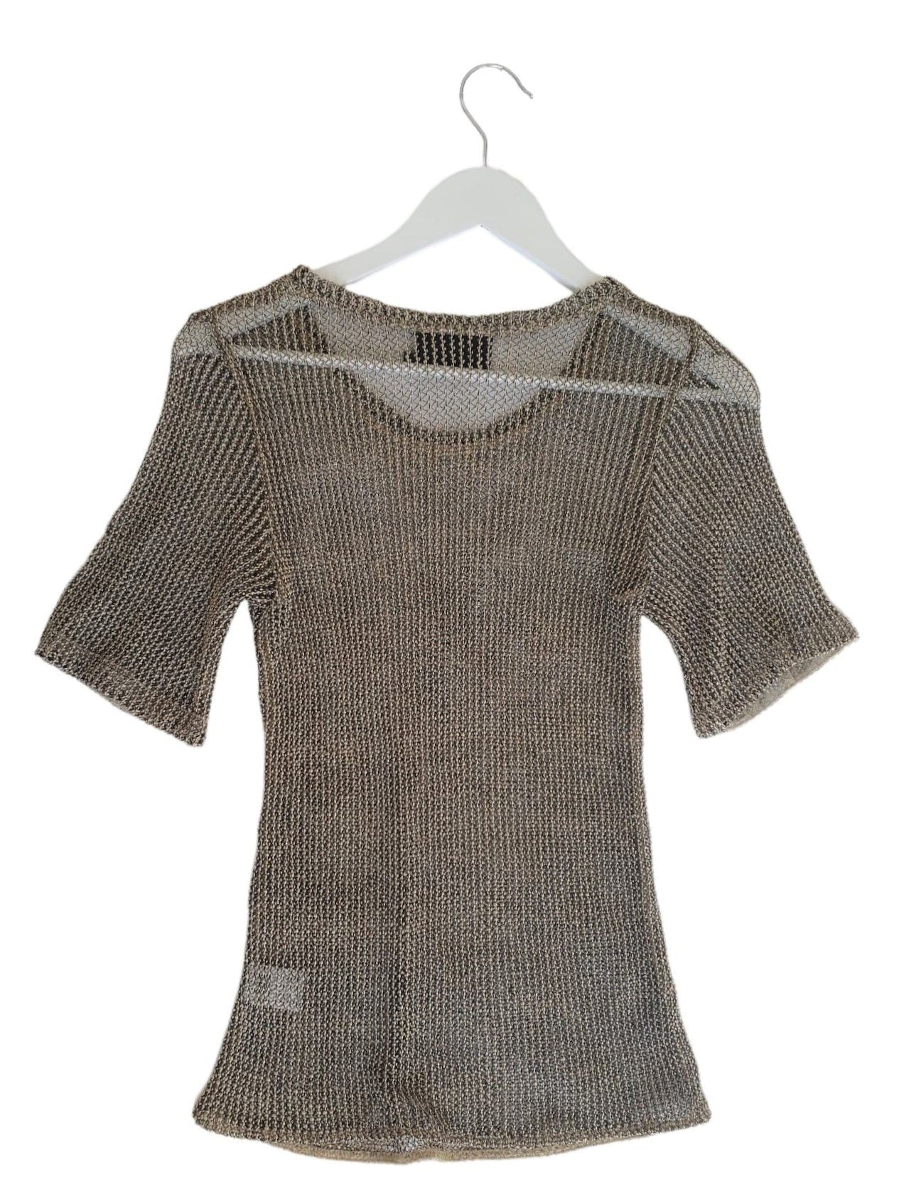 Second hand Ginger and Smart Mesh Gold Top available at Restitched