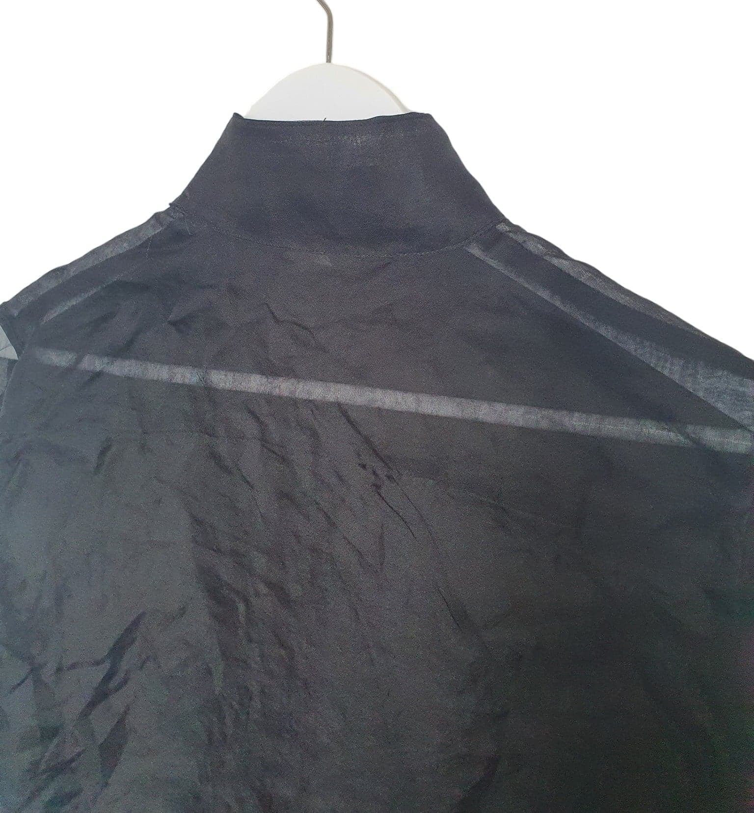 Second hand White Story Sheer Black Blouse available at Restitched