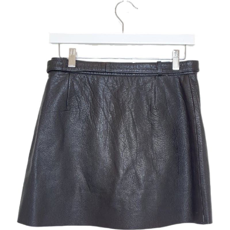 Second hand Aje Twiggy Leather Skirt available at Restitched