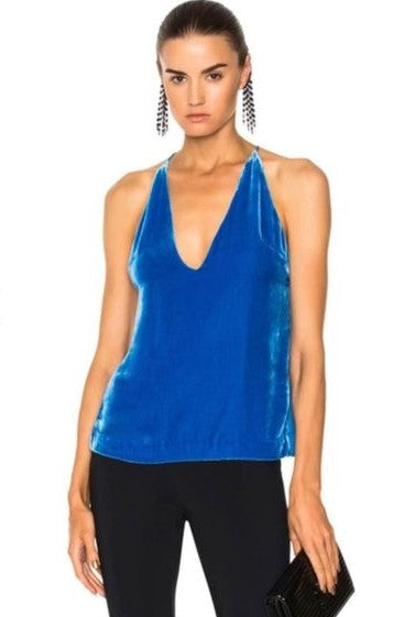 Second hand Dion Lee Silk Velvet Fine Line Cami available at Restitched