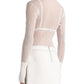 Second hand Dion Lee Opacity Pleat Long Sleeve Top available at Restitched