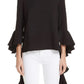 Second hand Ellery Emmeline Frill Sleeve Top available at Restitched