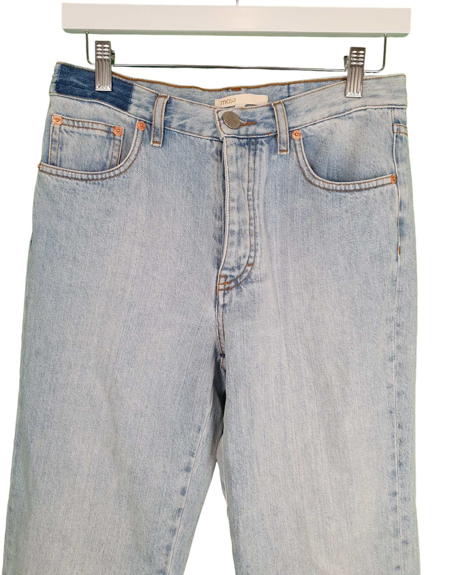 Second hand Maje Light Wash Jeans available at Restitched