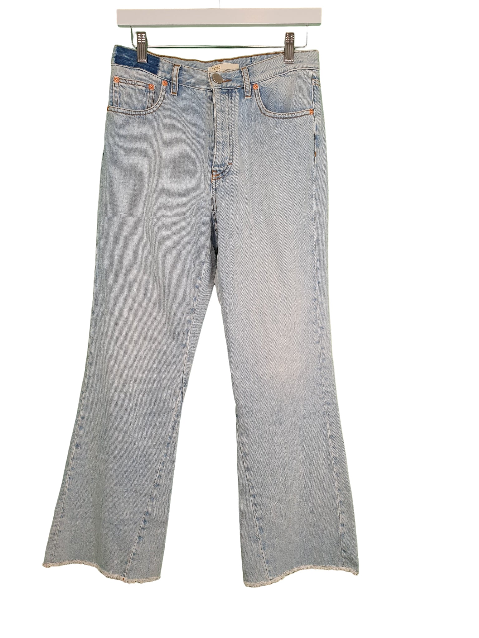 Second hand Maje Light Wash Jeans available at Restitched