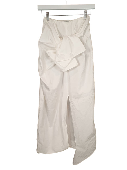 Second hand Scanlan Theodore White Cotton Skirt available at Restitched